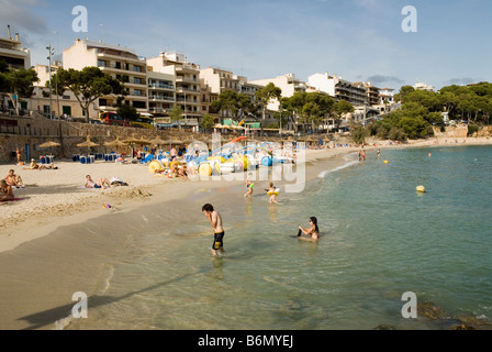 Strand von Porto Cristo Mallorca Spanien Stockfoto