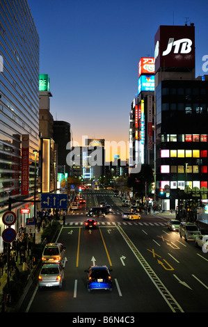 Sonnenuntergang in Yokohama, Japan JP Stockfoto