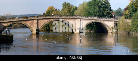 Der georgische Marktstadt Bewdley neben den Fluss Severn im Severn Valley Worcestershire den Midlands England Stockfoto