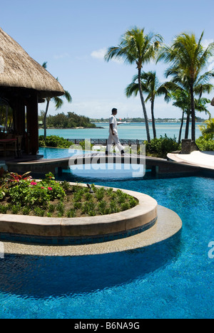 Hotel Le Touessrok in Trou d Eau Douce Bereich Insel MAURITIUS Stockfoto