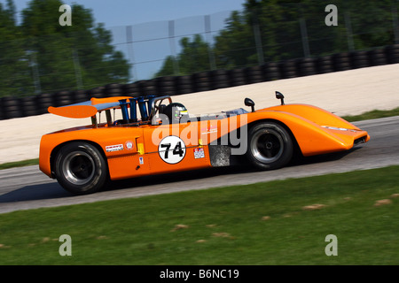 Vintage Racing Road America Kohler internationale Herausforderung McLaren Stockfoto