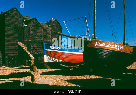 Stade, Hastings Altstadt, East Sussex, UK Stockfoto