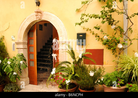 Haus vorbereitet für Hochzeit in Forza d'Agro im östlichen Sizilien Italien Stockfoto