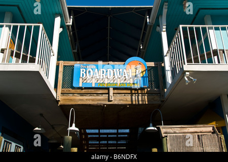 Der Boardwalk Naples fl einkaufen 6th Avenue South Stockfoto