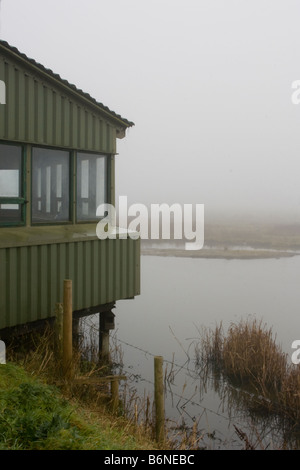 RSPB Marshside Reserve, Ribble Mündung. Southport, Merseyside, UK Stockfoto