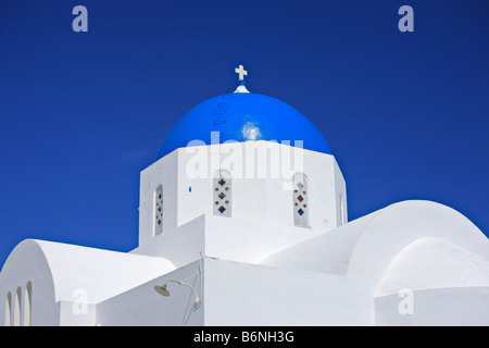 Kirche auf der Insel Santorini Stockfoto