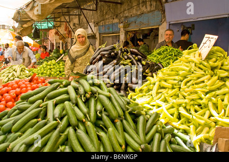 Mardin, alte Basar Gemüse stand Stockfoto