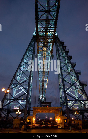 Die Schwebefähre Middlesbrough Stockfoto