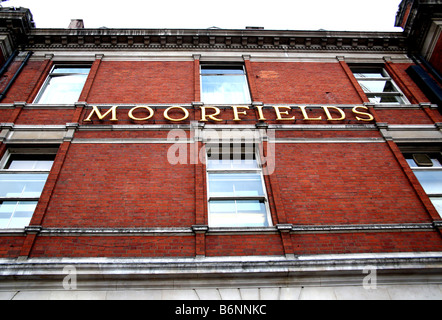 Moorfields Eye Hospital, London (Detail) Stockfoto