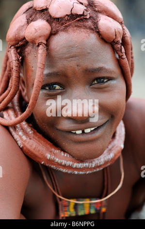 Himba Frau Opuwo namibia Stockfoto