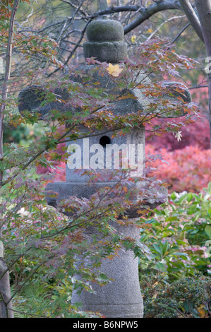 Herbst-Garten in Polen Stockfoto