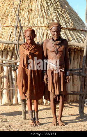 Dorf-Szene in der Nähe von Opuwo namibia Stockfoto