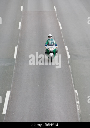 Polizeimotorrad Stockfoto