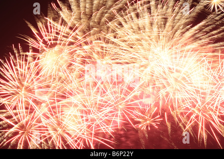 Feuerwerk-show Stockfoto