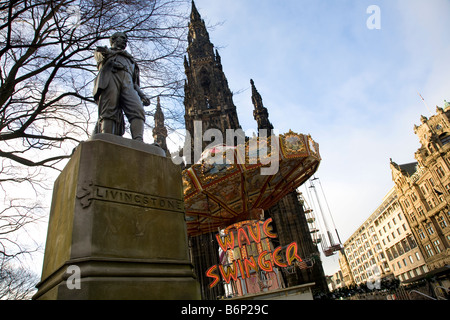 Scottish National Memorial Livingstone Denkmal in Edinburgh, Großbritannien Stockfoto