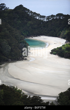 Frenchman es Bay im Abel Tasman Nationalpark, Südinsel, Neuseeland Stockfoto