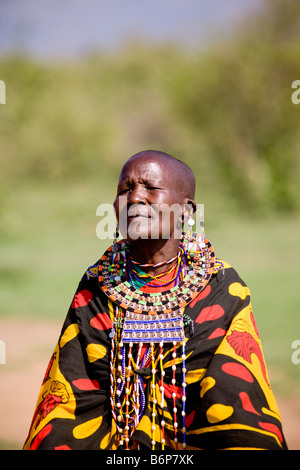 Masai Mara Frauen Stockfoto