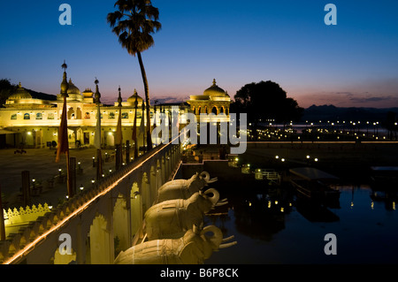 JAG Mandir Wasserpalast. Rajasthan. Udaipur. Indien Stockfoto