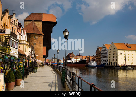 Polen Danzig Bucht Trójmiasto Polska Central Europa EU Bootsbau Architektur Sonne Pommern Vistula Flusses Dreistadt Stockfoto