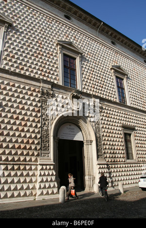 Der Palazzo dei Diamanti Museum Art Gallery in Ferrara, Italien Stockfoto