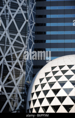 Architektur im Geschäftsviertel Nishi Shinjuku Shinjuku-Tokio Stockfoto