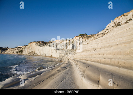 Scala dei Turchi, Porto Empedocle bei Agrigent, Sizilien Italien Stockfoto