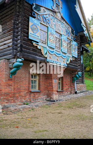 Gutshof im russischen Stil (1901-1902), Talaschkino, Gebiet Smolensk, Russland Stockfoto