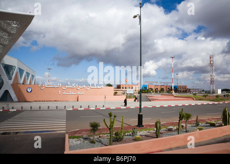 Marrakesch Marokko Dezember Menara International Flughafen Terminal 2 Abflüge und Ankünfte Gebäude Stockfoto