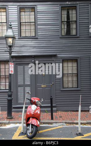 Nummer 5 Pinckney Street, George Middleton Häuser (einmal eine stabile) in Beacon Hill, Boston Stockfoto