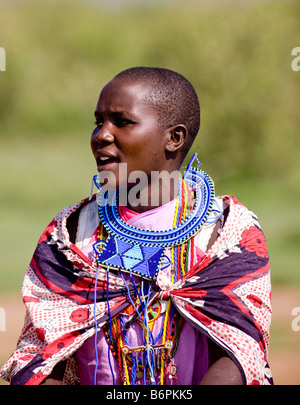 Masai Mara Frauen Stockfoto