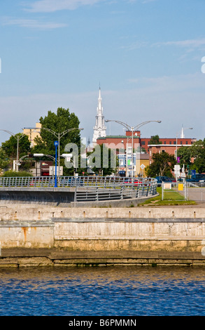 Stadt von Rimouski Bas-Saint-Laurent Quebec Canadat Stockfoto