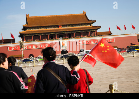 Platz des himmlischen Friedens Peking China Stockfoto