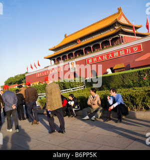 Platz des himmlischen Friedens Peking China Stockfoto