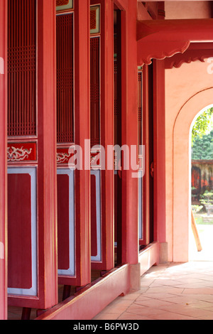 Eingang zur Erbauung Hall an der Konfuzius-Tempel in Tainan, Taiwan. Stockfoto