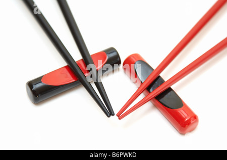 Stäbchen auf den Resten Stockfoto