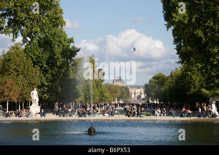 Tuilerien-Garten. Jardin des Tuileries. Paris; Frankreich Stockfoto