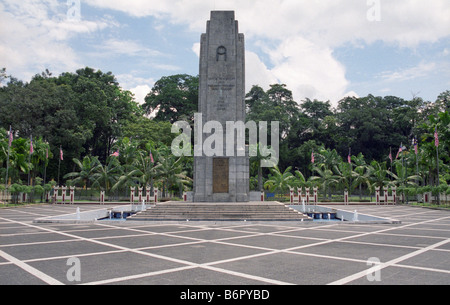 Kriegerdenkmal im Tugu Negara (Tugu Kebangsaan, nationales Denkmal), Kuala Lumpur Stockfoto