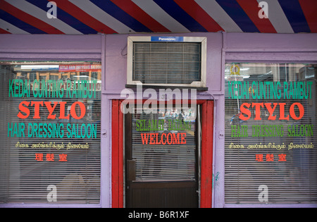 Barber Shop in Kuala Lumpur, Malaysia Stockfoto