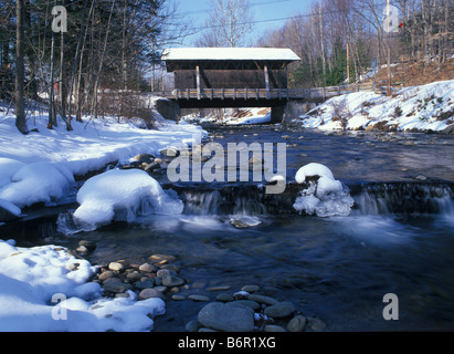 Chestnut Creek Bridge Covered Bridge, New York, USA Stockfoto