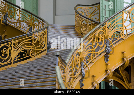 Paris, Grand Palais Innen Treppe Zur Empore Stockfoto