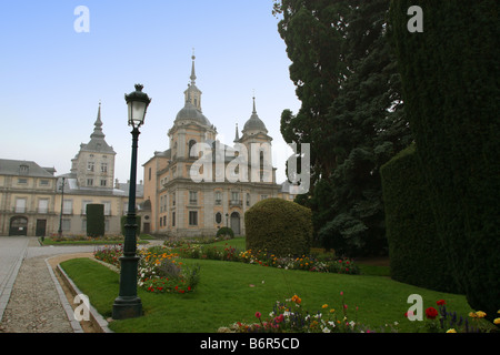 Königlichen Palast von La Granja, Segovia Castille Spanien. Palacio Real. Horizontale LaGranja Segovia 24936 Stockfoto