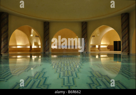 Im Inneren ein traditionelles Hammam in Marokko, Afrika Stockfoto