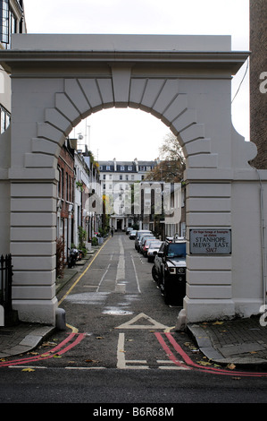 Stanhope Mews Ostlondon South Kensington SW7 Stockfoto