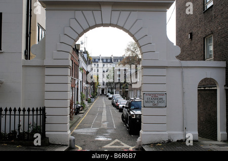 Stanhope Mews Ostlondon South Kensington SW7 Stockfoto