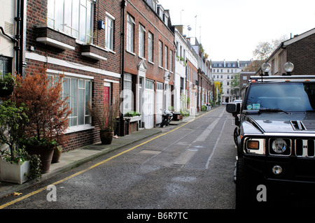 Stanhope Mews Ostlondon South Kensington SW7 Stockfoto