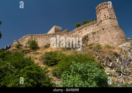 Kumbhalgarh Fort, Rajsamand Bezirk, Rajasthan, Indien Stockfoto