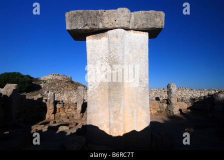 Taula Torralba d en Salord, Insel Menorca, Spanien Stockfoto