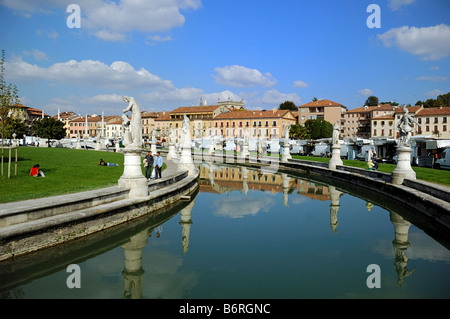 Padua, Prato della Valle Stockfoto