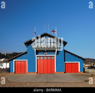 Hastings Rettungsstation (RNLI) Stockfoto