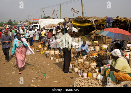 Kangemi Markt Nairobi Kenia Afrika Stockfoto